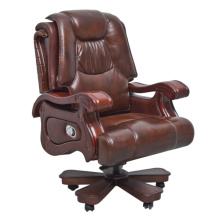 Classic Swivel Tufted Büro Gebraucht Lederstuhl (FOH-1313)